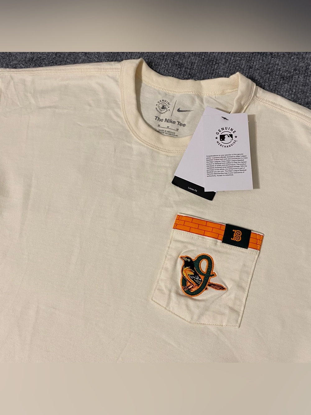 Nike Baltimore Orioles City Connect Max90 Pocket T-Shirt Men’s Medium NWT